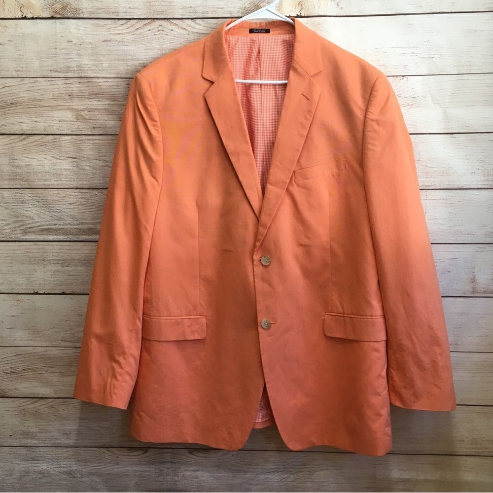 SADDLEBRED BLAZER IN ORANGE. PERFECT FOR FALL‎ AND HALLOWEEN!